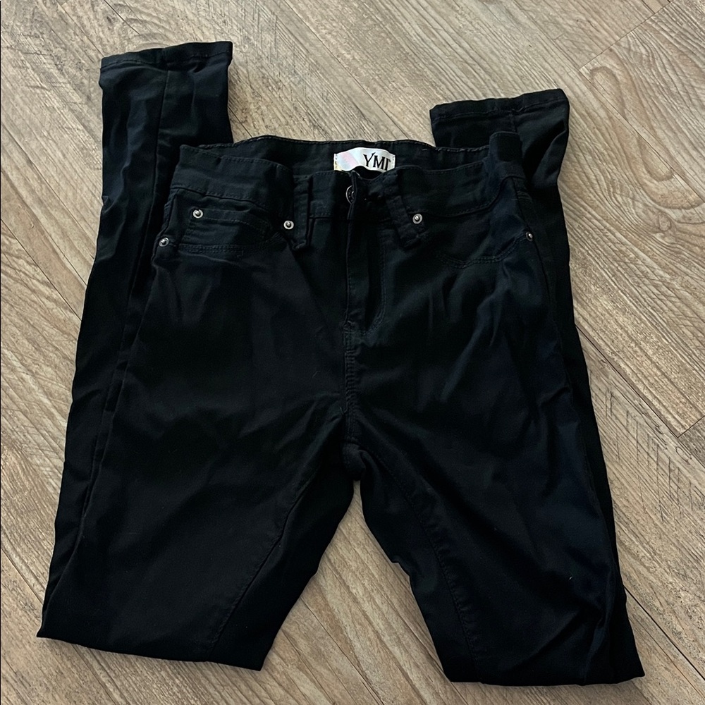 YMI Kids Black Casual Bottoms